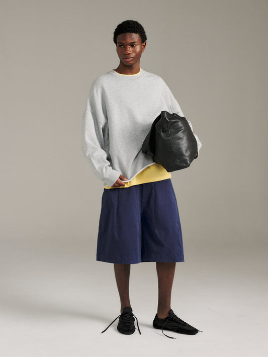 Raw Edge Crew - Grey Marle