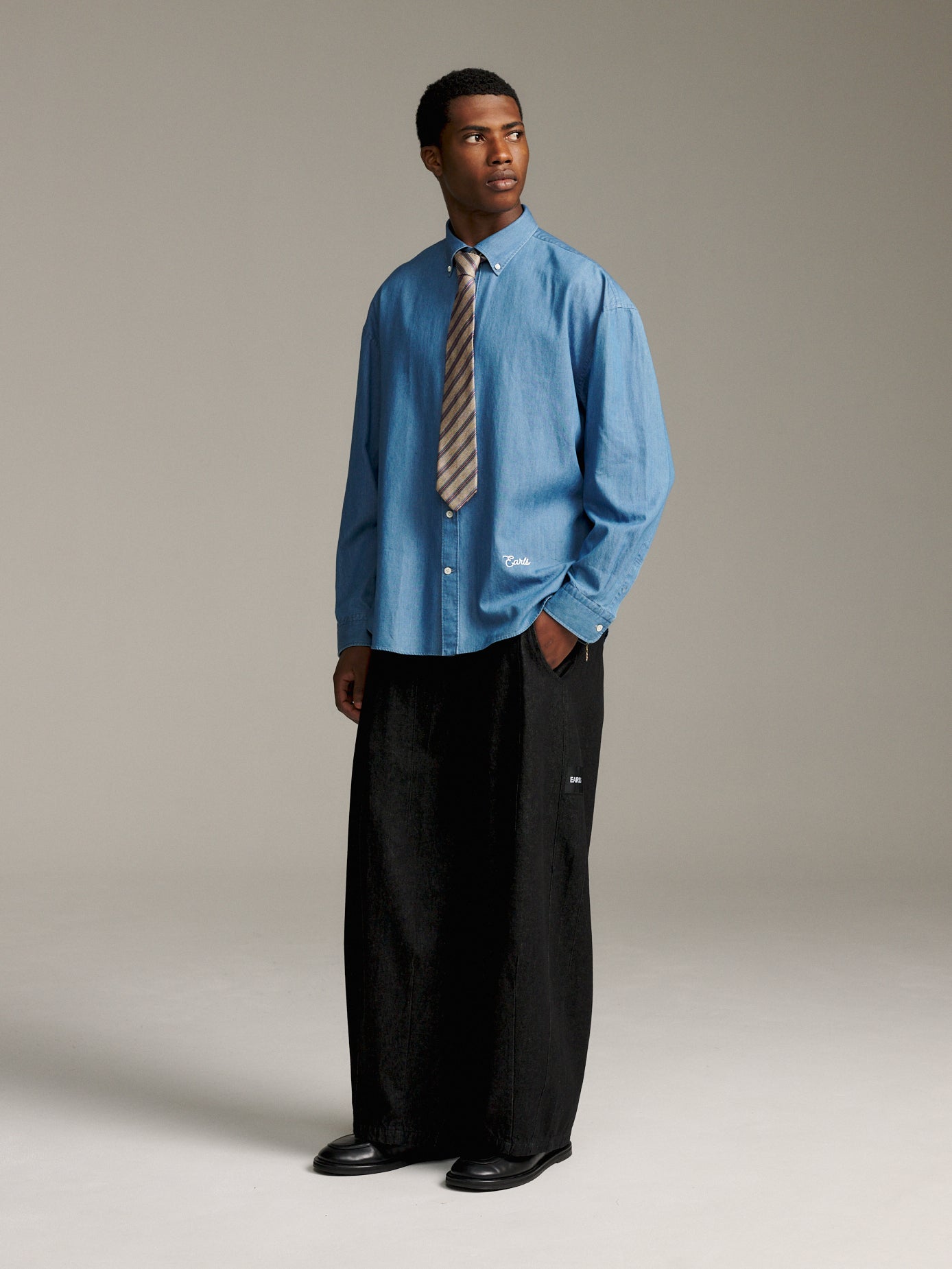 Denim Relax Pant - Rinsed Black