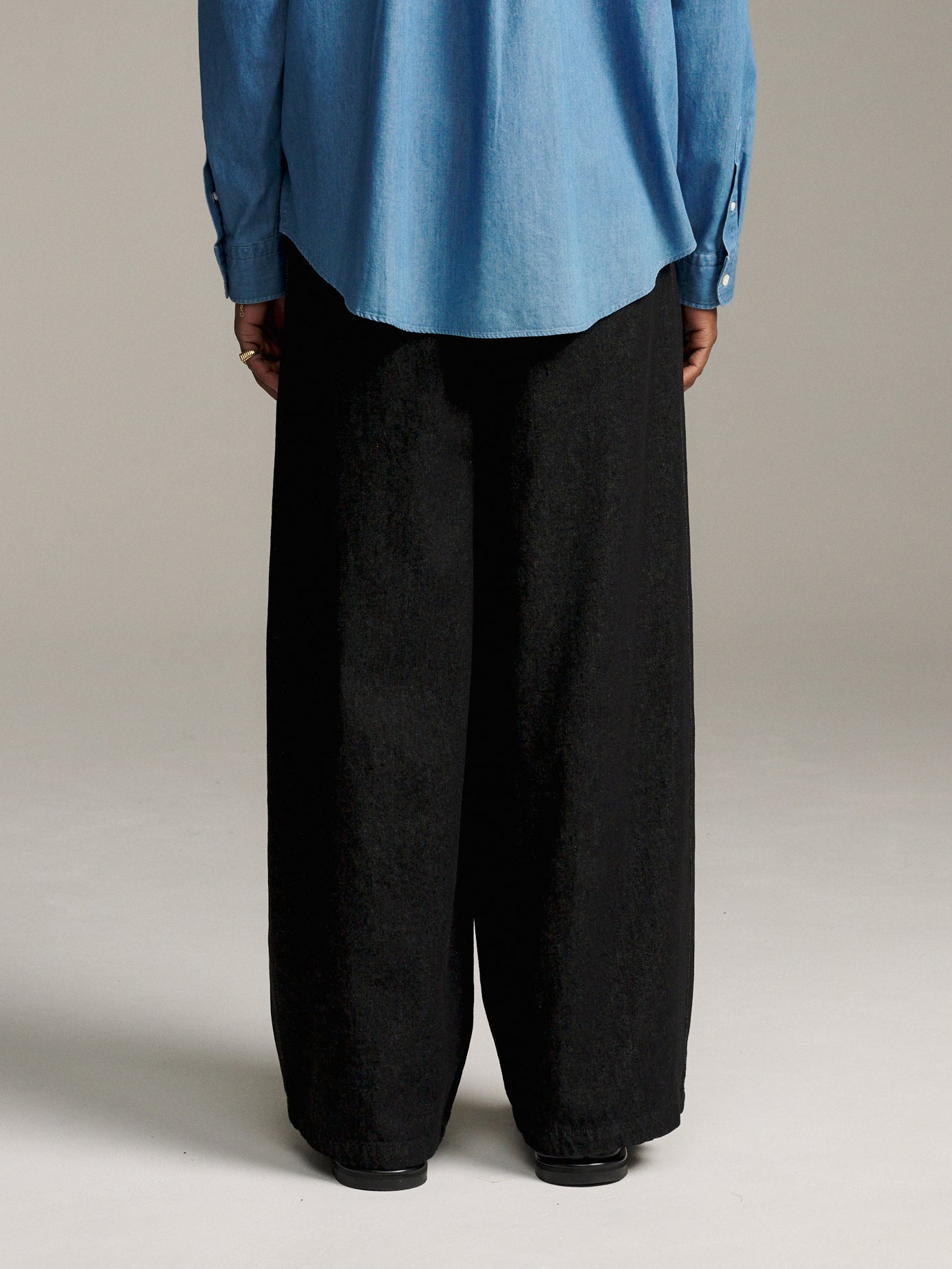 Denim Relax Pant - Rinsed Black
