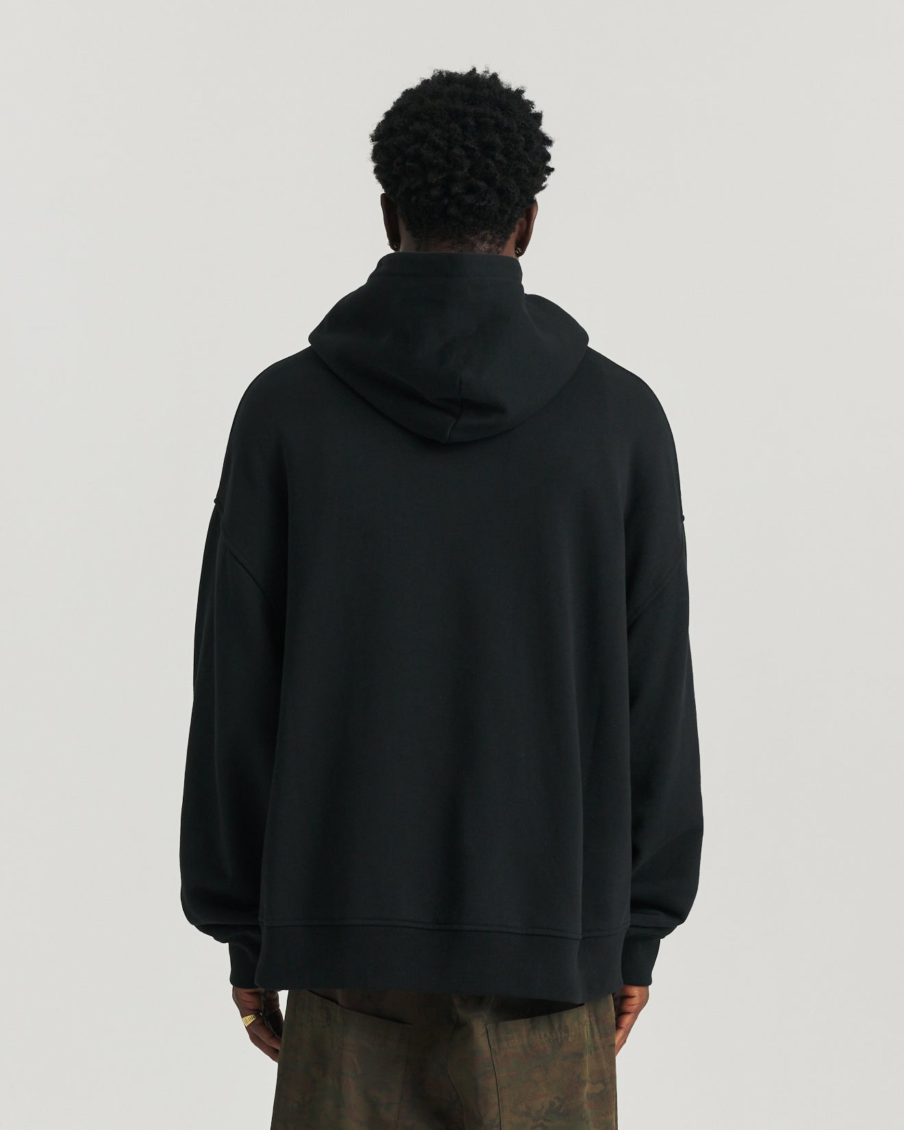 Flock Hood - Black