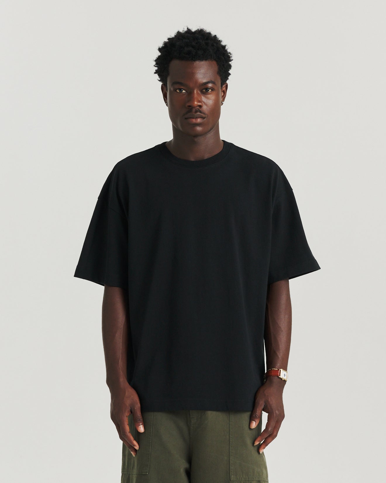 Felt Tee - Black/White