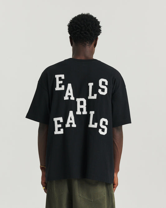 Felt Tee - Black/White