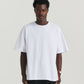 Felt Tee - White/Brick