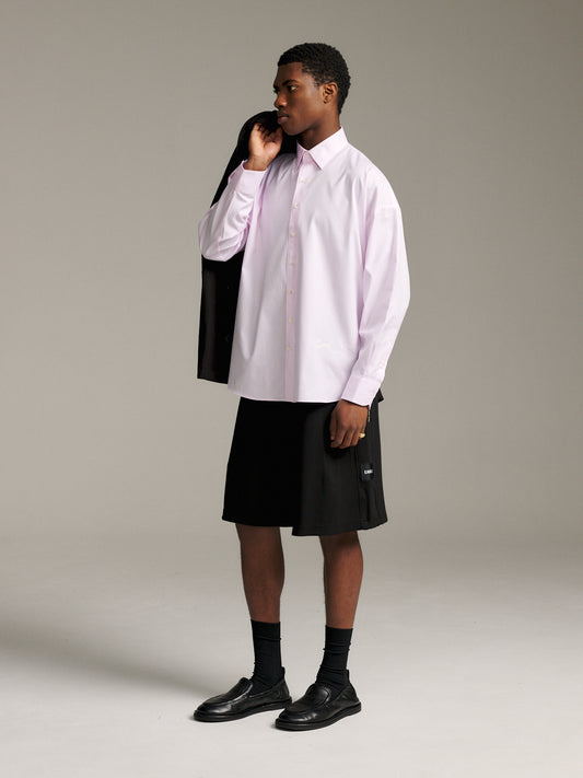 Piped Relax Short - Black