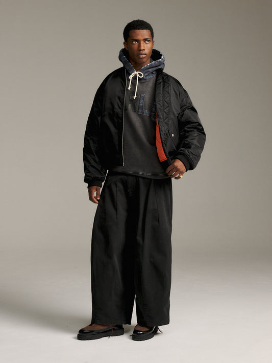 Contrast Hood - Black