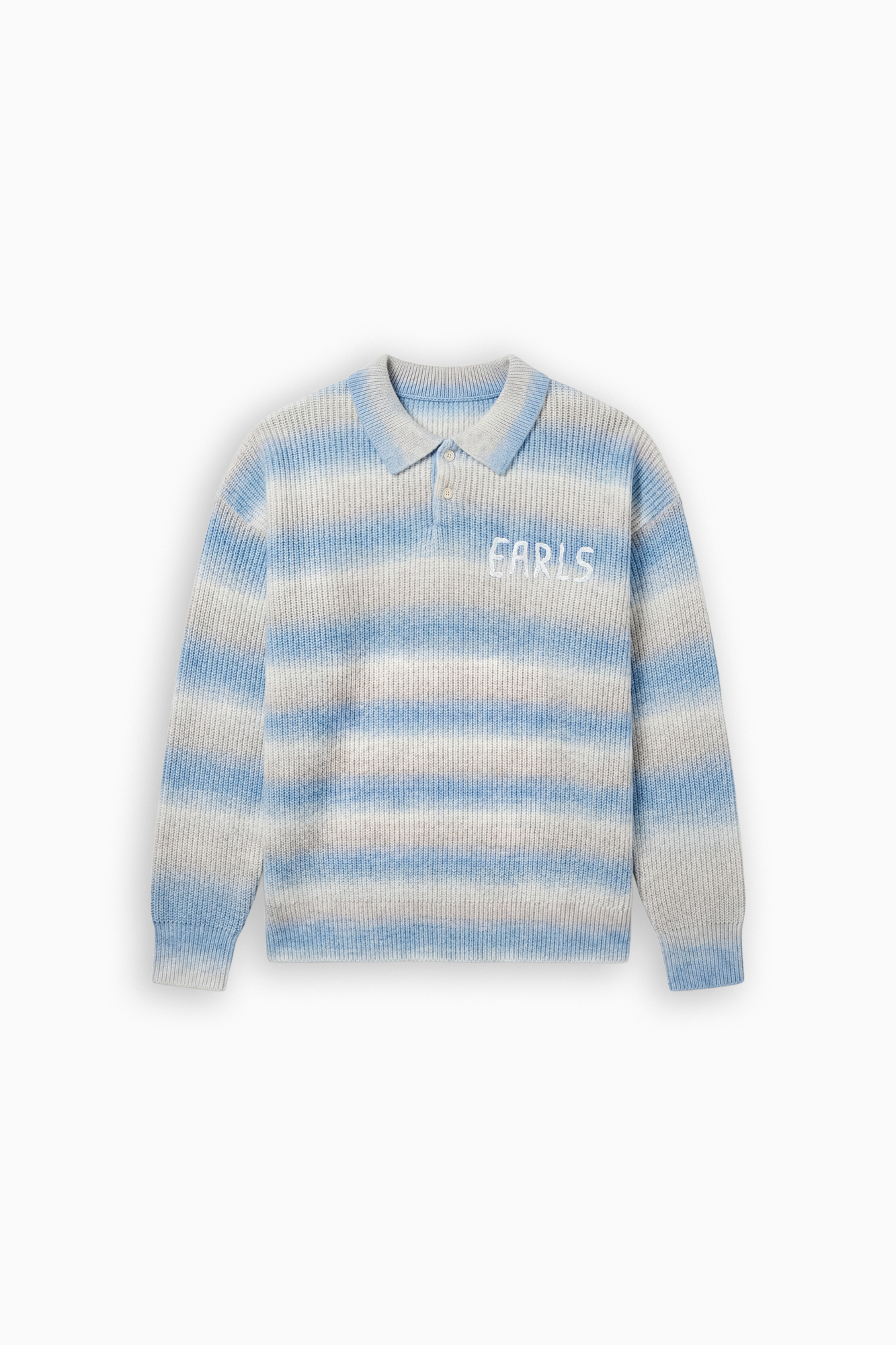 ANW Ombre Knit Polo - Sky