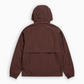 Nylon Zip Hood - Chocolate