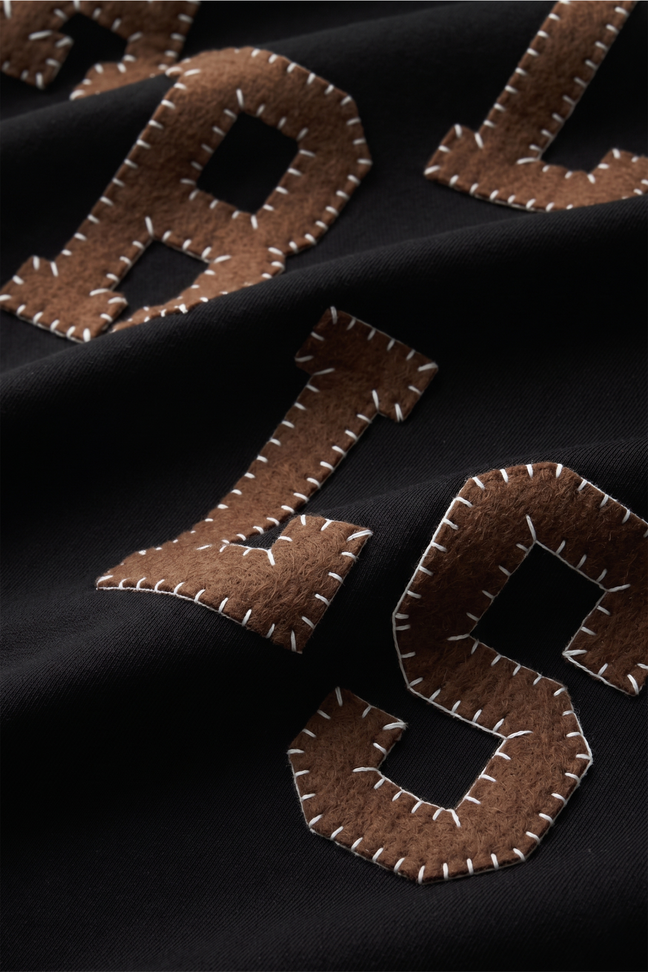 Felt Hood - Black/Brown