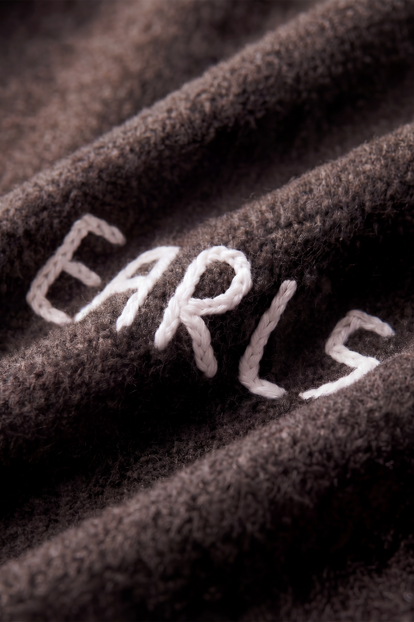 Furry Zip Hood - Brown