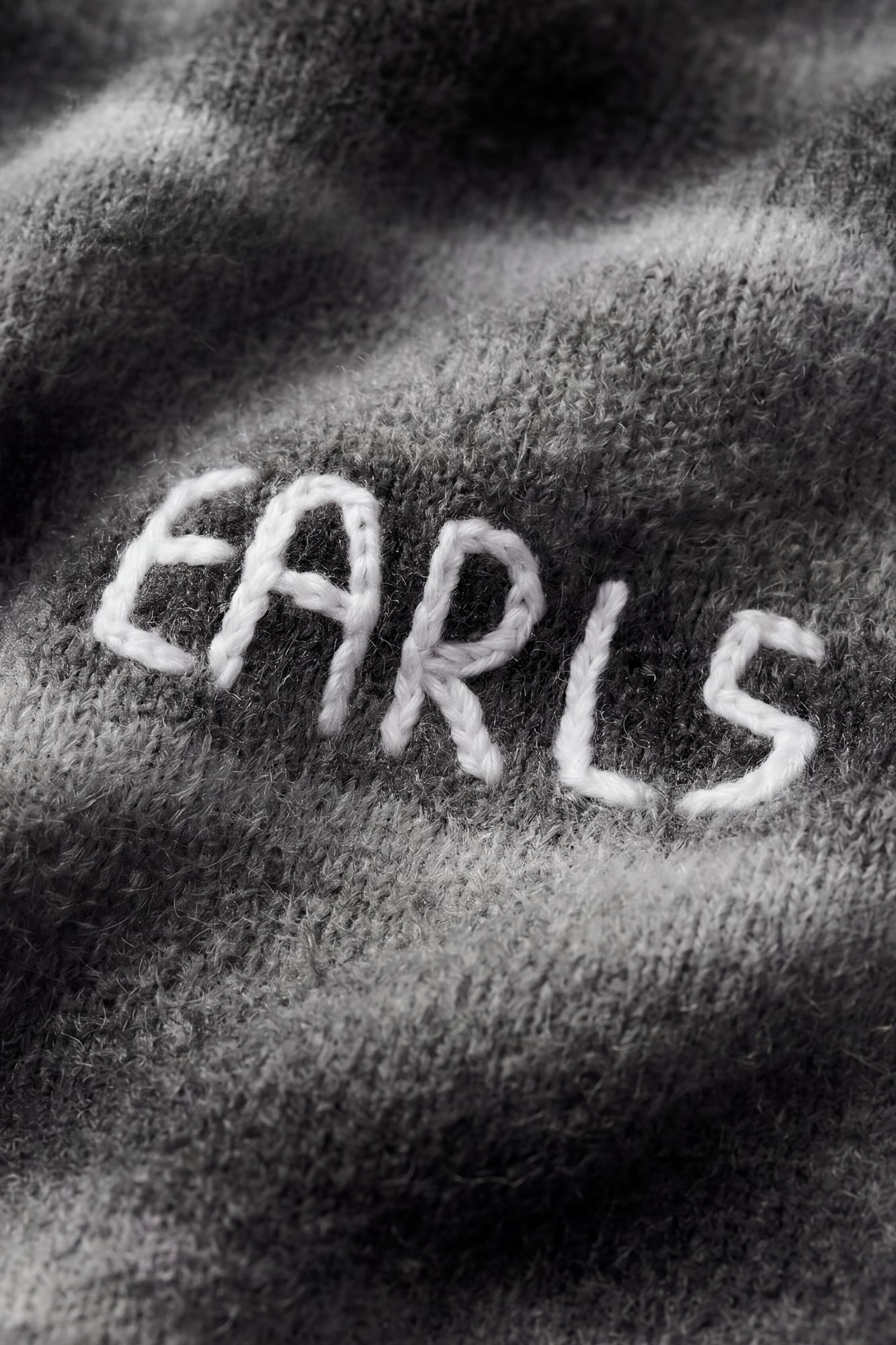 Ombre Knit Crew - Greyscale