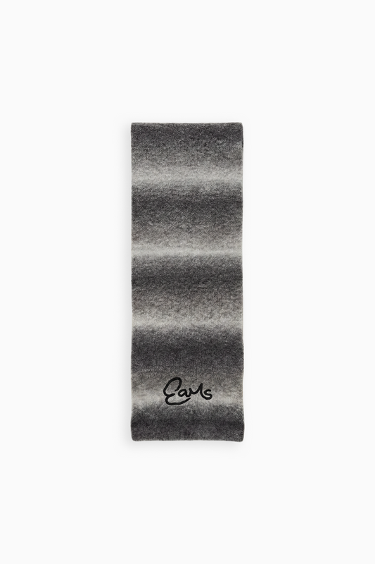 Ombre Knit Scarf - Greyscale