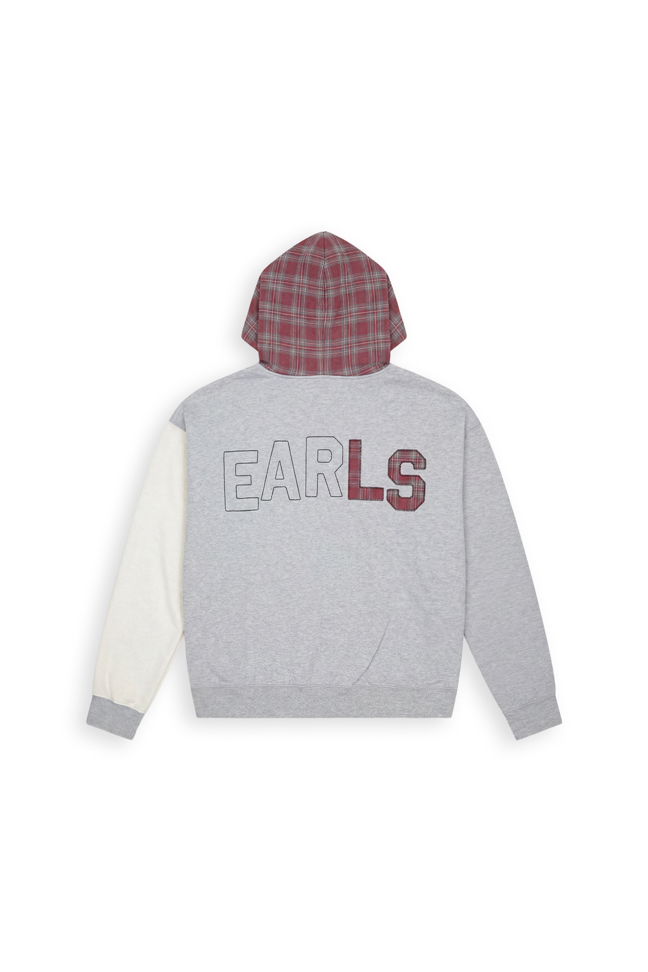 Contrast Zip Hood - Grey Marle