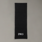 Sleek Knit Scarf - Black/White
