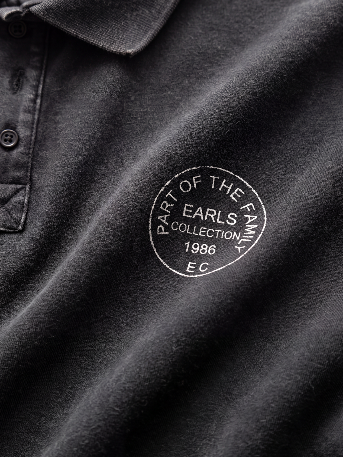 Jersey Polo - Black