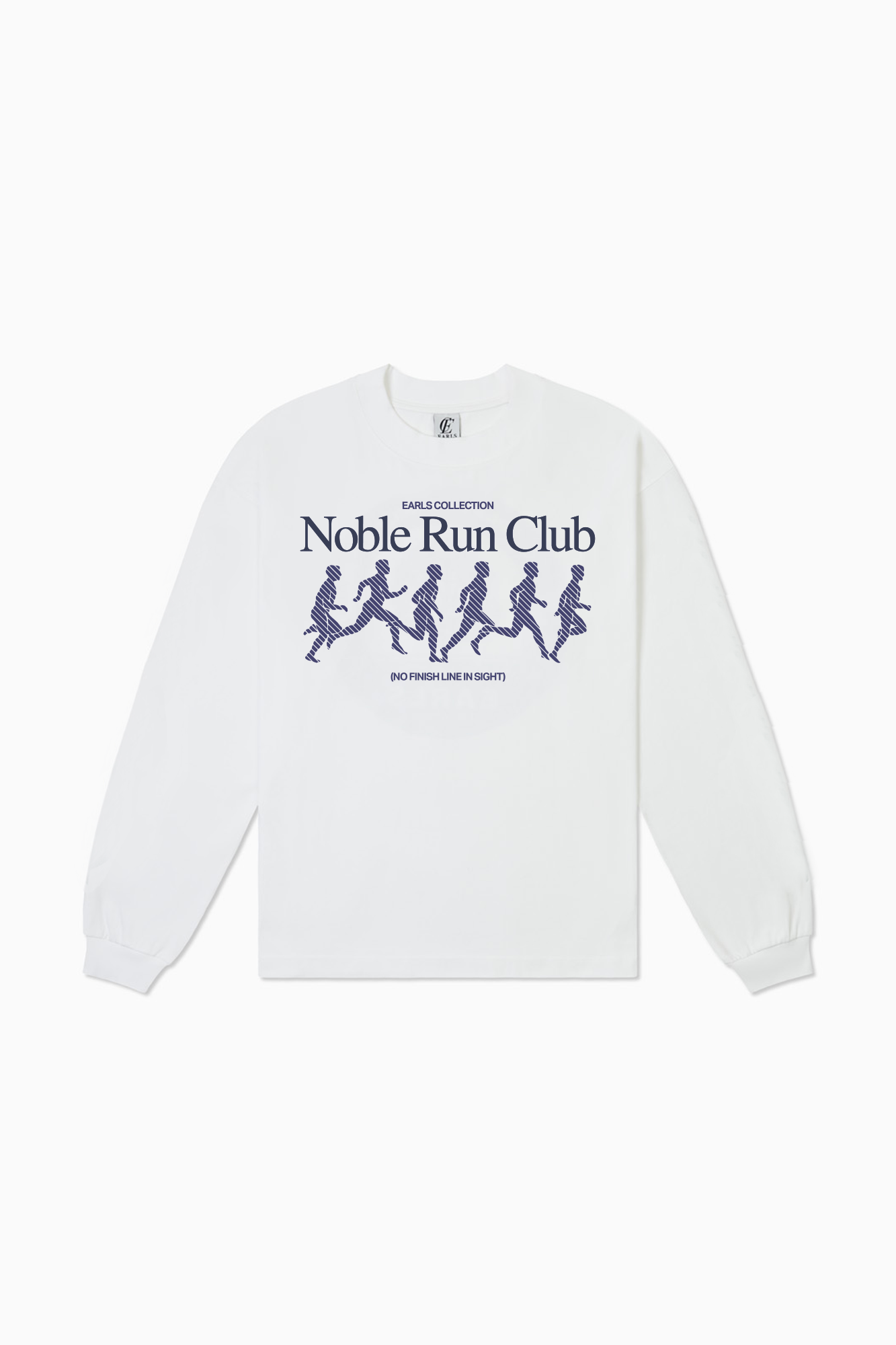 Run Club Long Sleeve Tee - White