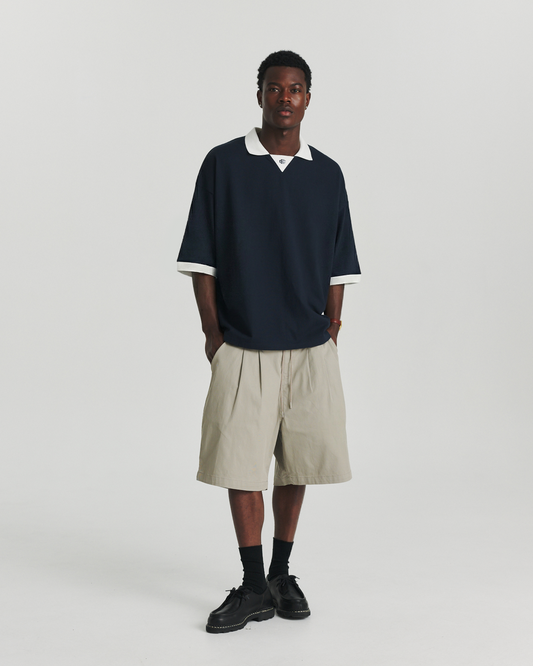 Sports Polo - Navy/Pristine