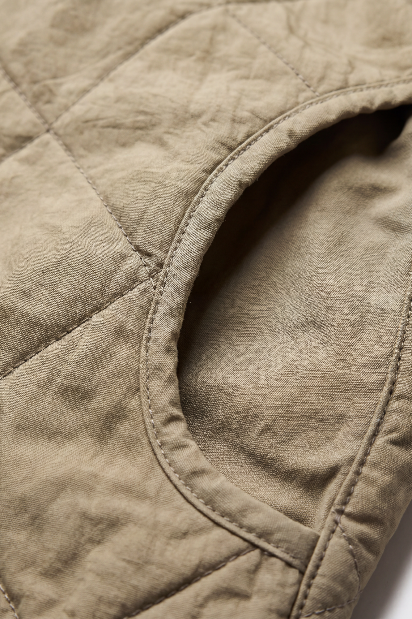 Nylon Gilet - Khaki