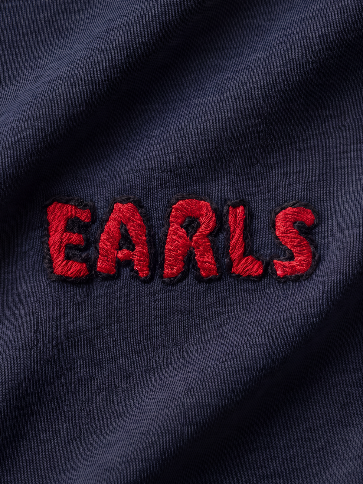 Raised Stitch Tee - Navy