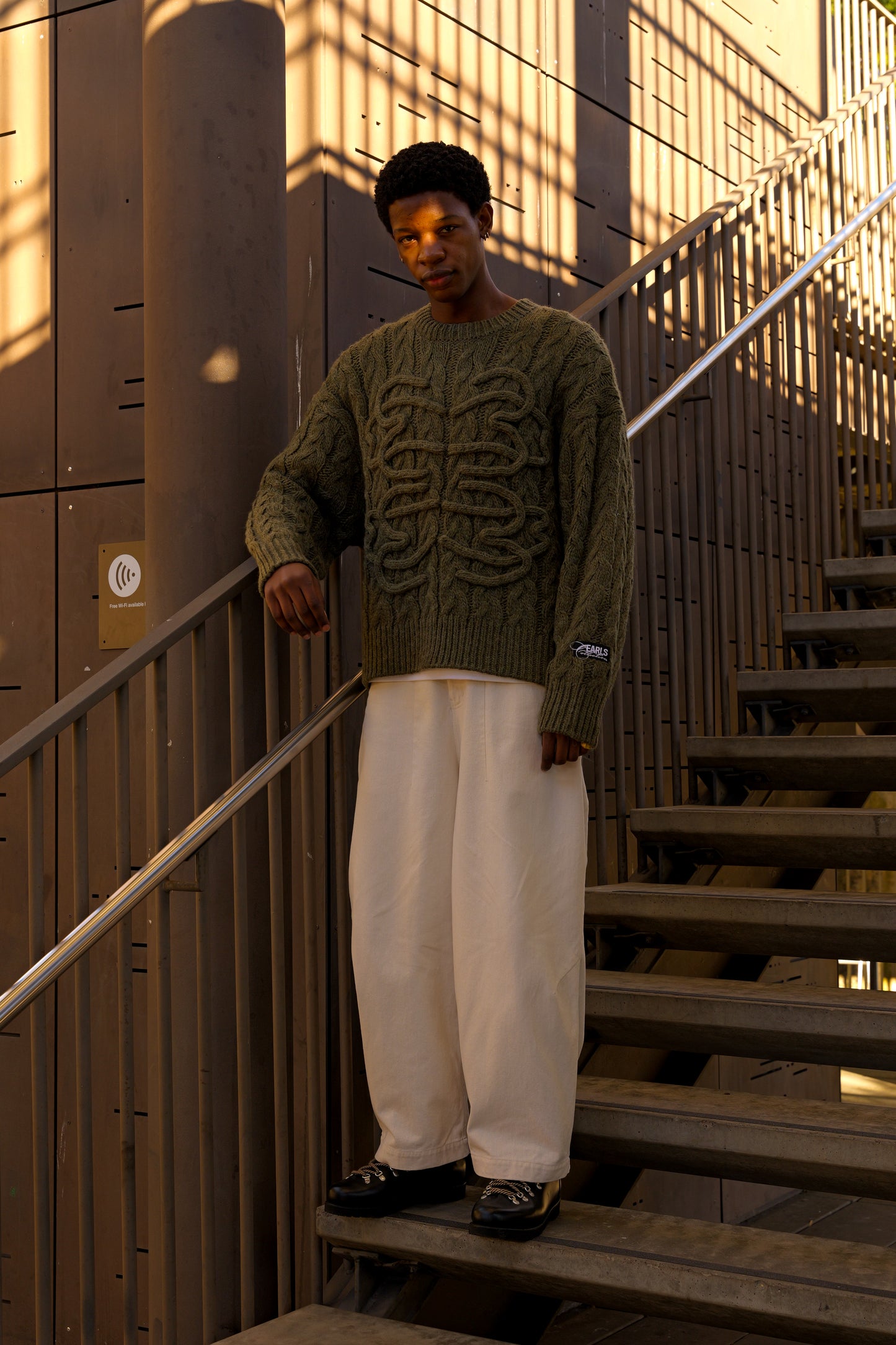 Monogram Crew - Forest
