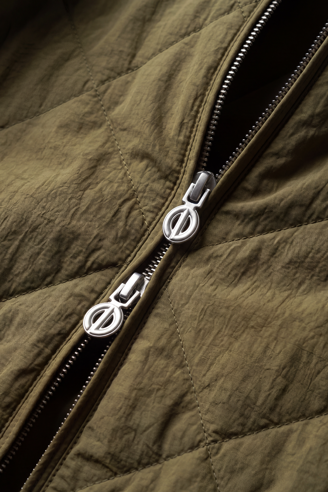Nylon Gilet - Khaki