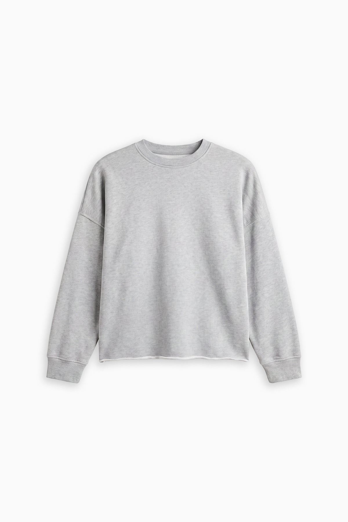 Raw Edge Crew - Grey Marle