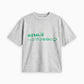 Reverse Logo Tee - Grey Marle