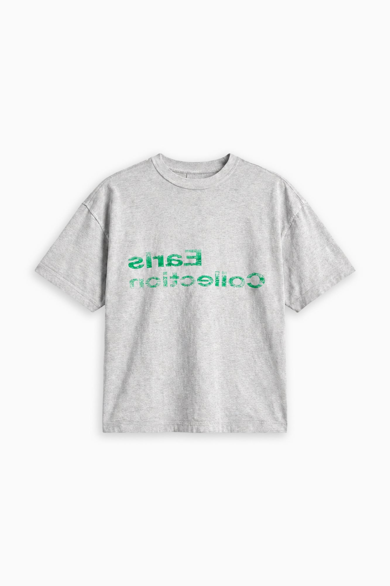 Reverse Logo Tee - Grey Marle