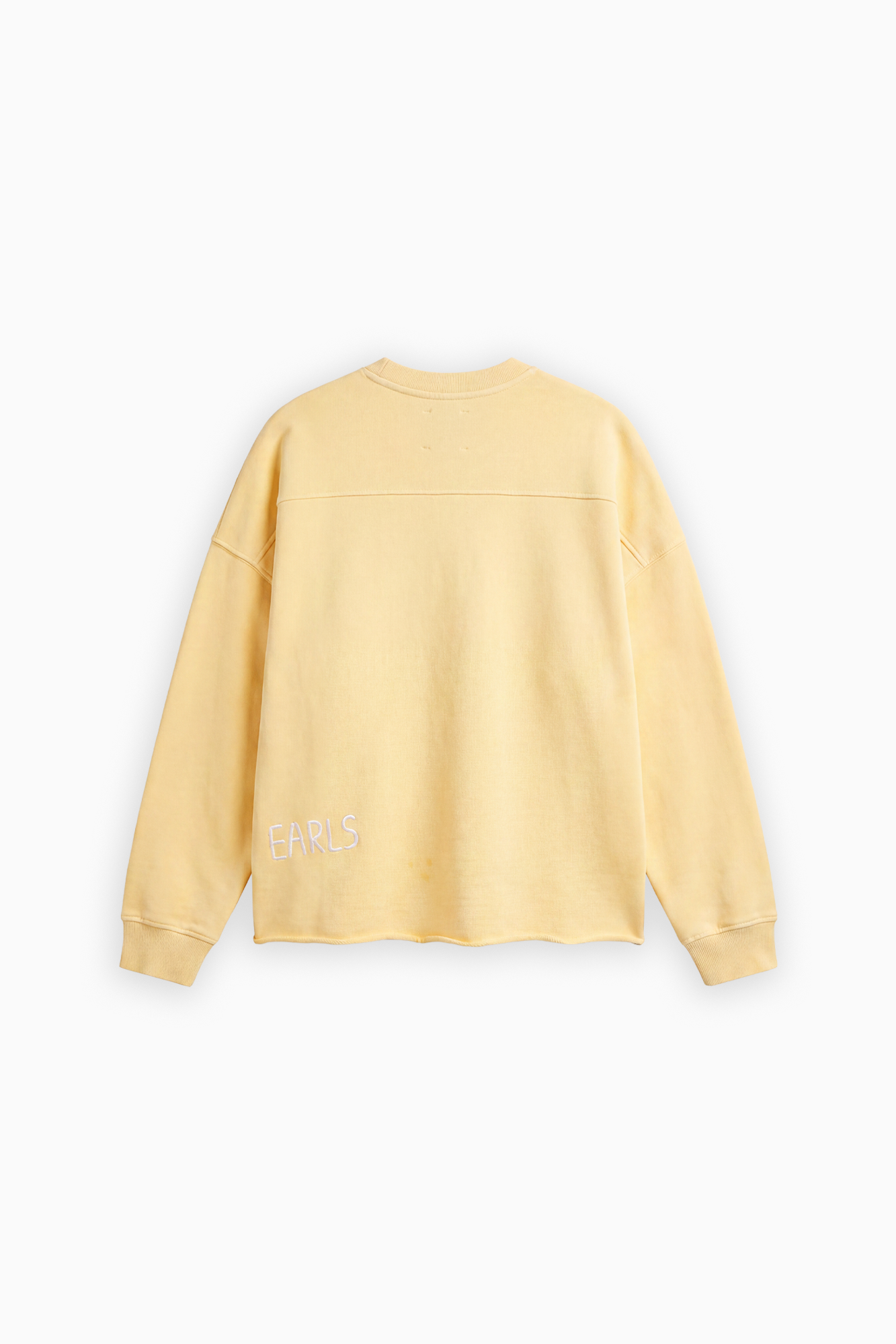 Raw Edge Crew - Pale Yellow
