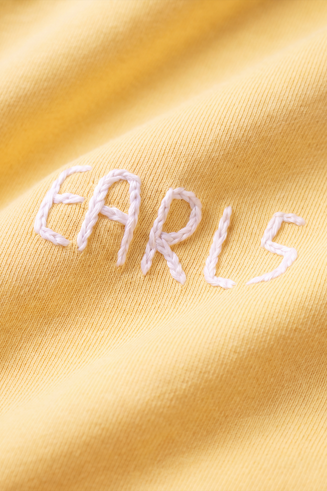 Raw Edge Crew - Pale Yellow