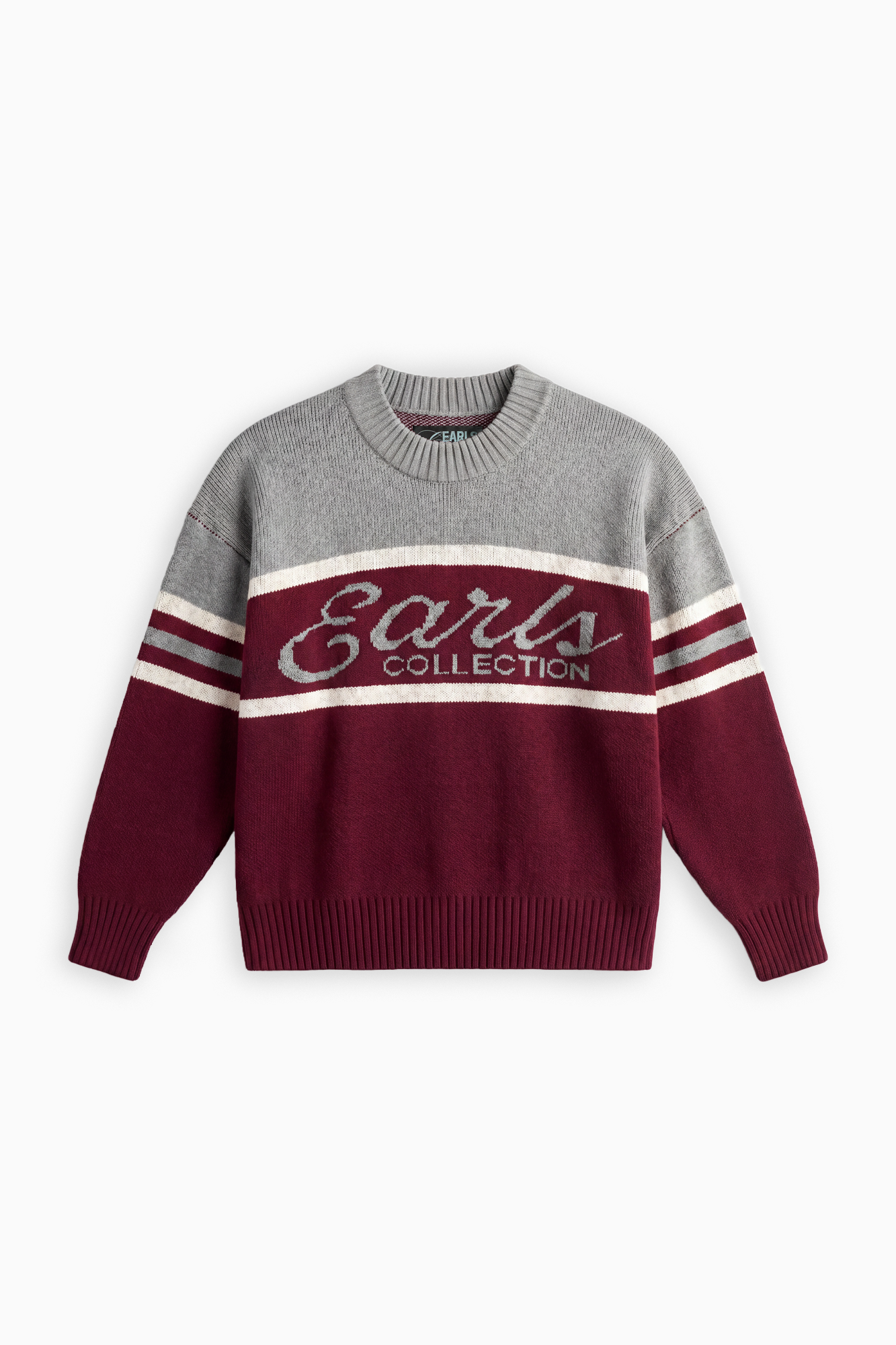 Sideline Intarsia - Burgundy