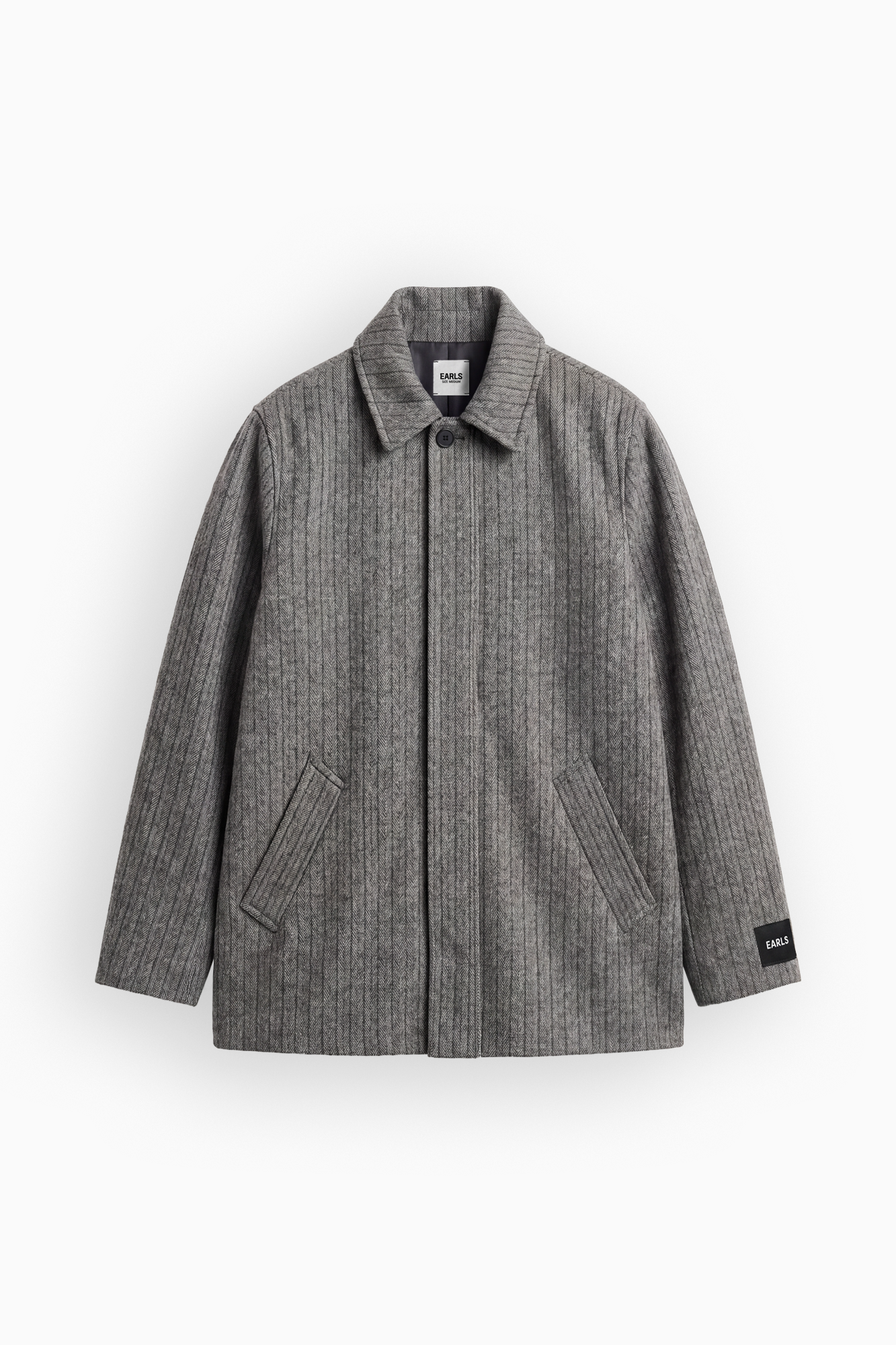 Tweed Overcoat - Grey