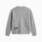 V-Neck Mohair Knit - Grey Marle