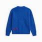 V-Neck Mohair Knit - Cobalt