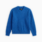 V-Neck Mohair Knit - Cobalt