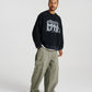 Schoolhouse Crewneck - Black