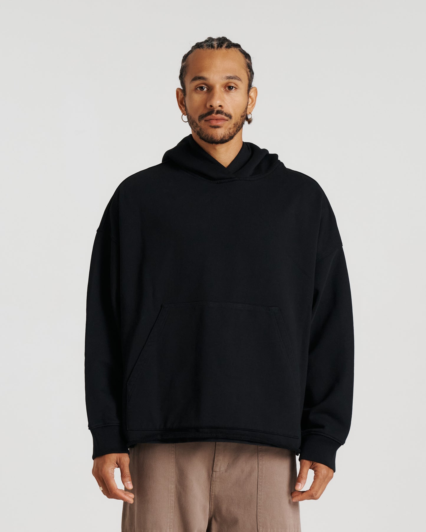 Felt Hood - Black/White