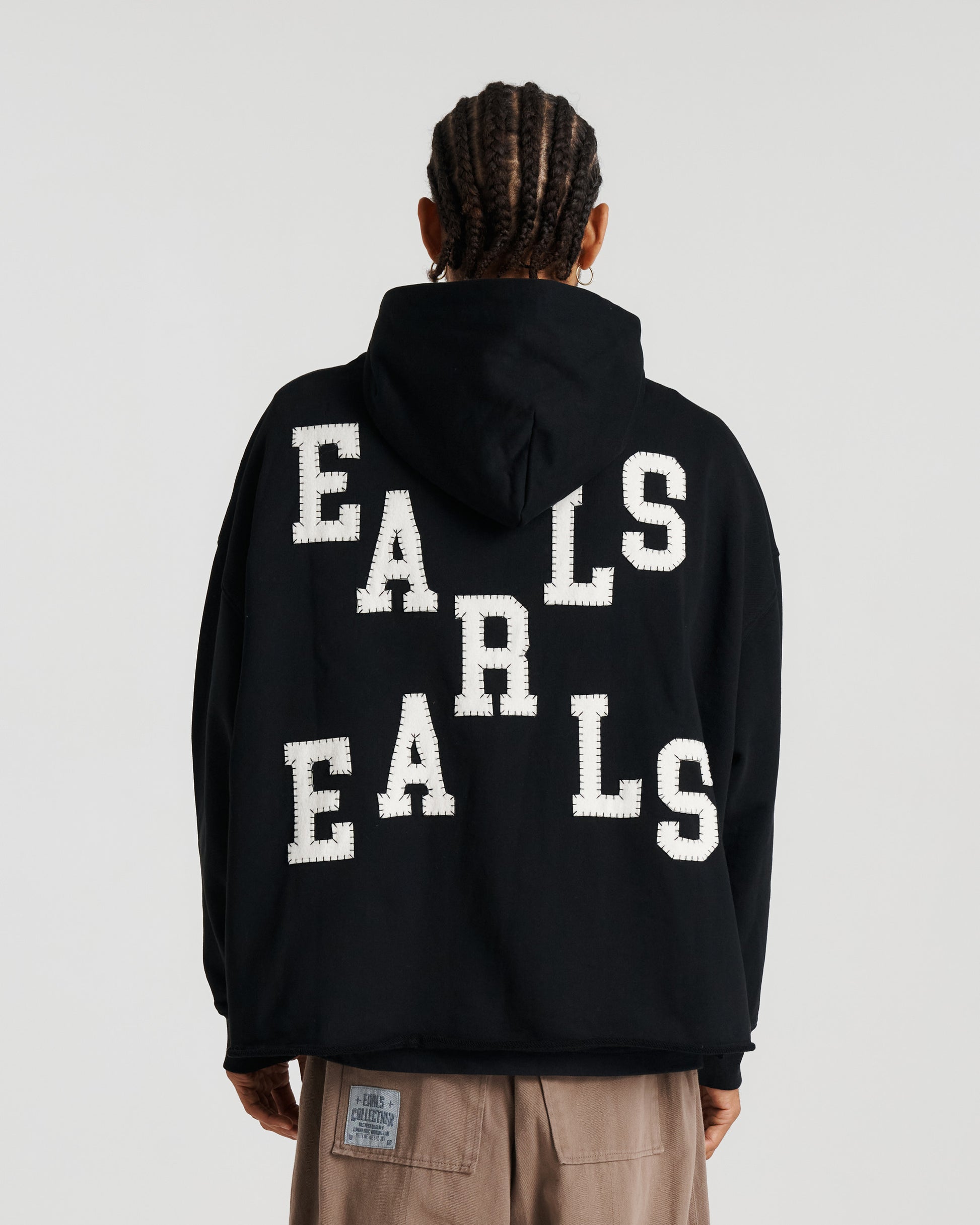 Felt Hood - Black/White