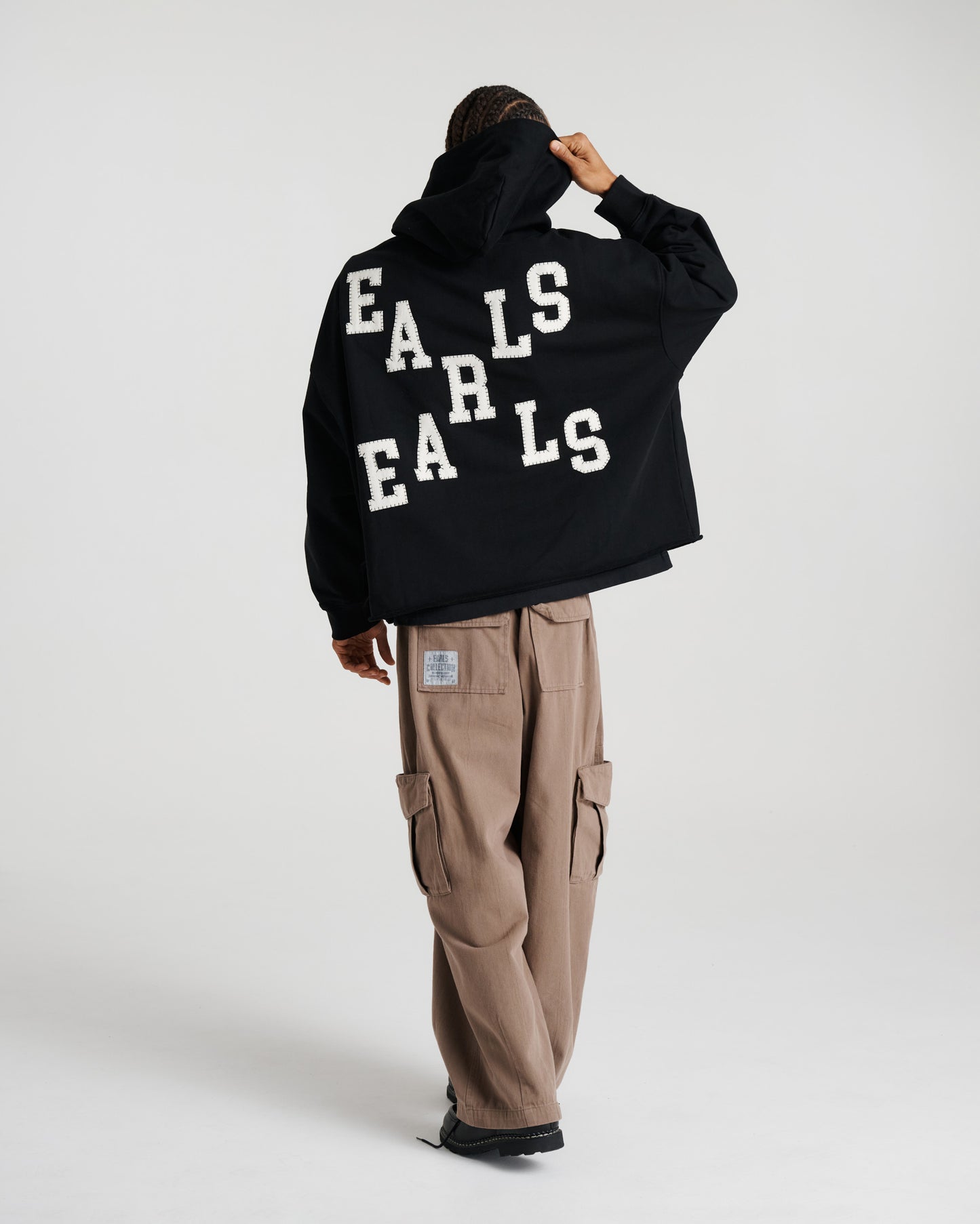 Felt Hood - Black/White