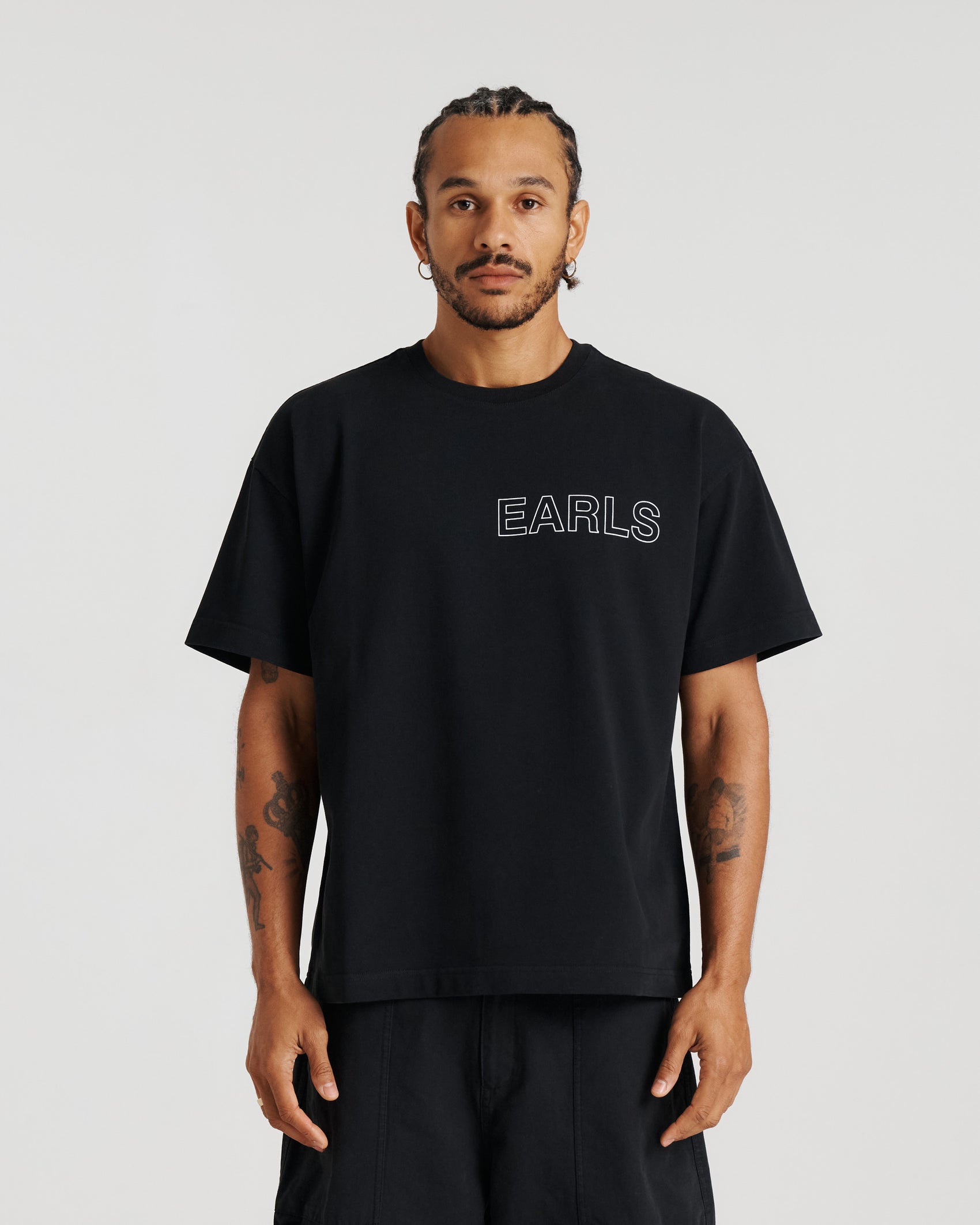 Marine Tee - Black/White