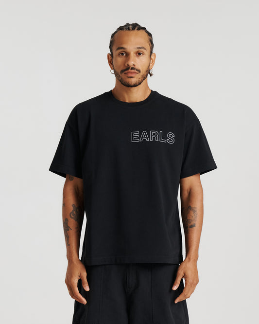 Marine Tee - Black/White