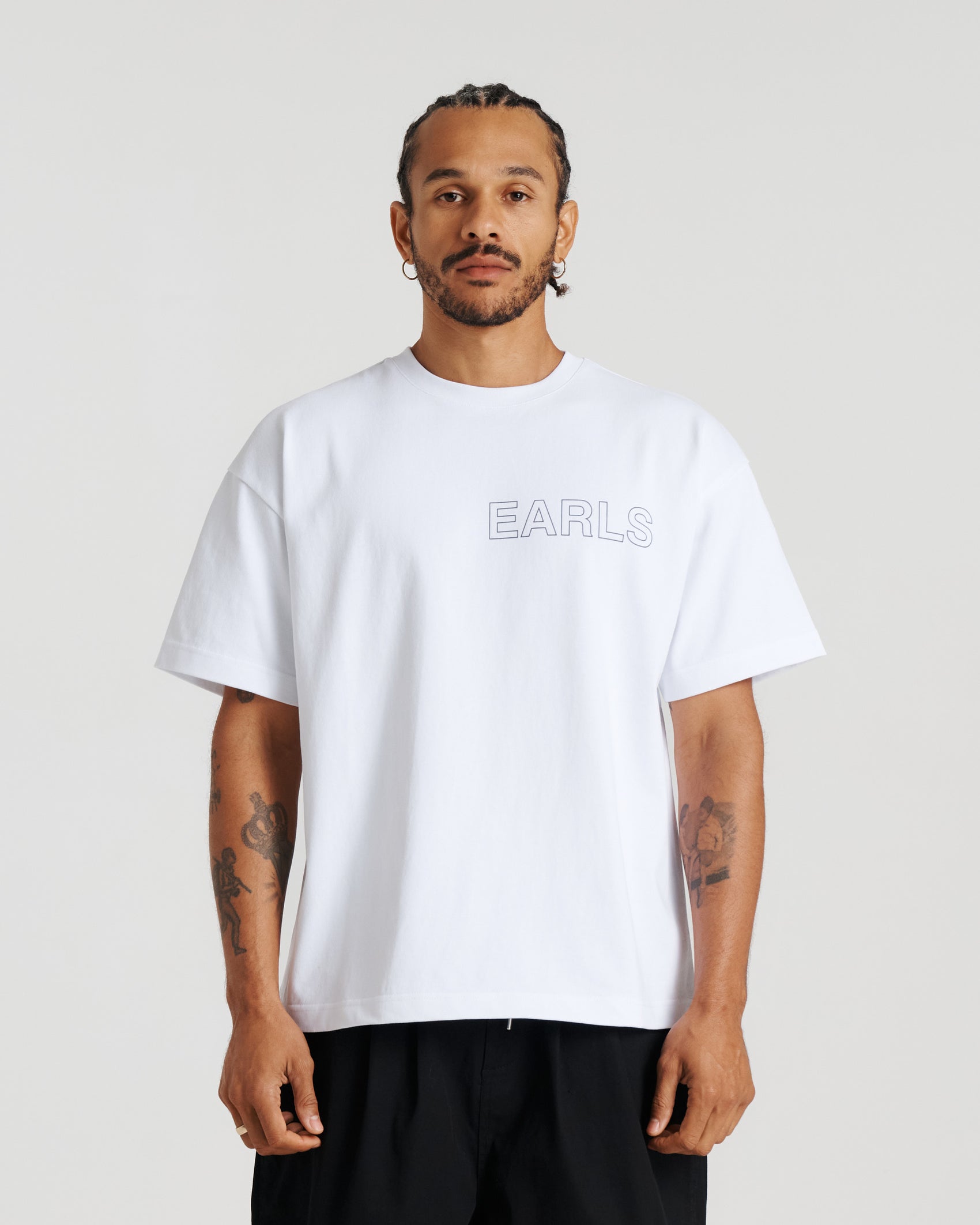 Marine Tee - White/Khaki