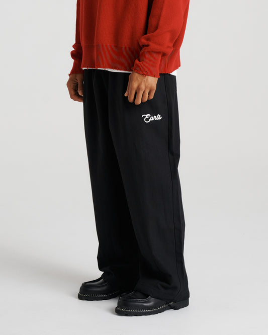 Cotton/Linen Easy Pant - Black