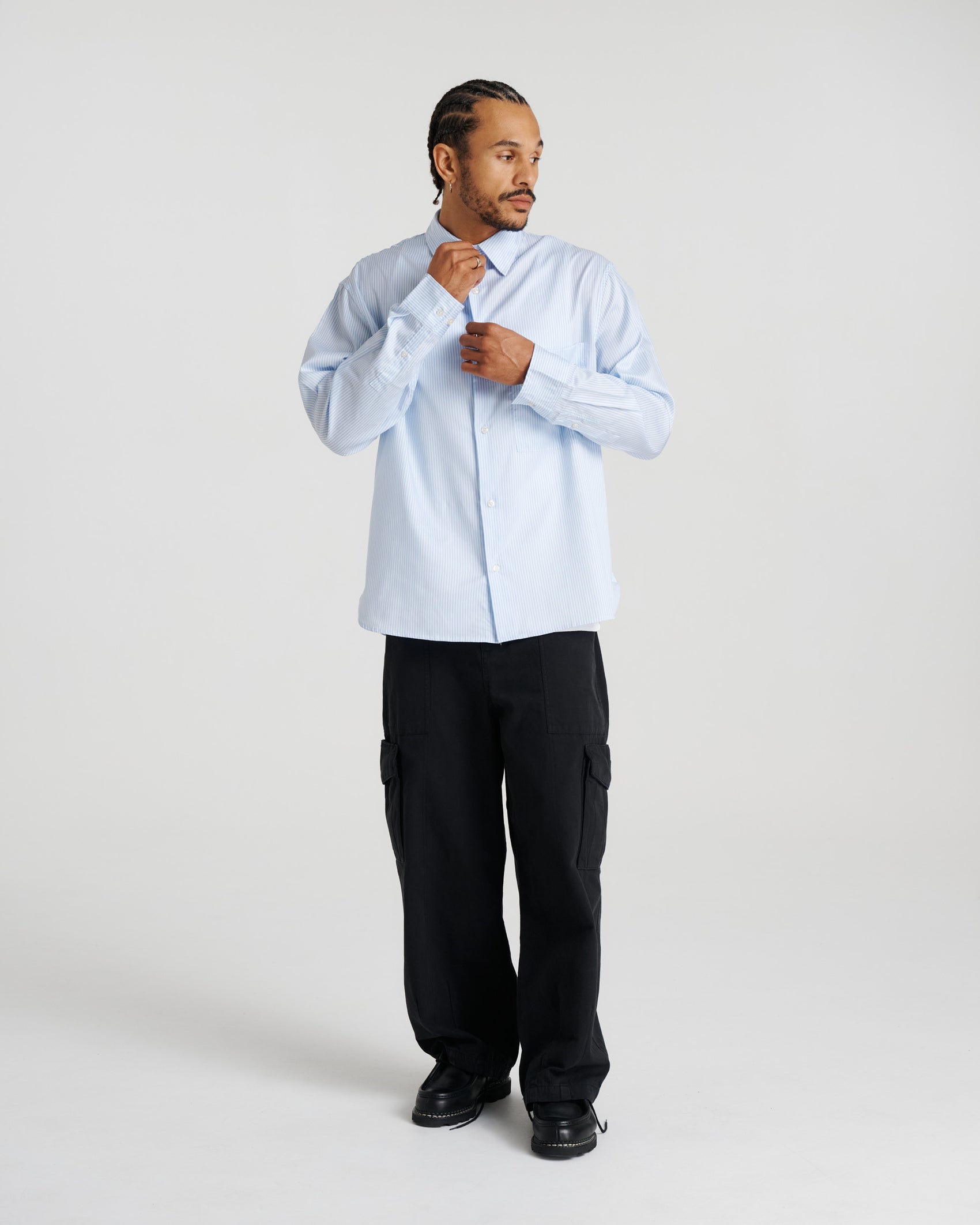 CBD Shirt - Blue Stripe