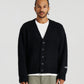 Mohair Cableknit Cardigan - Black