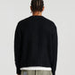 Mohair Cableknit Cardigan - Black