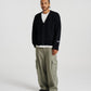 Mohair Cableknit Cardigan - Black