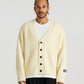 Mohair Cableknit Cardigan - Lemon