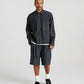 Twin Pleat Wool Short - Charcoal