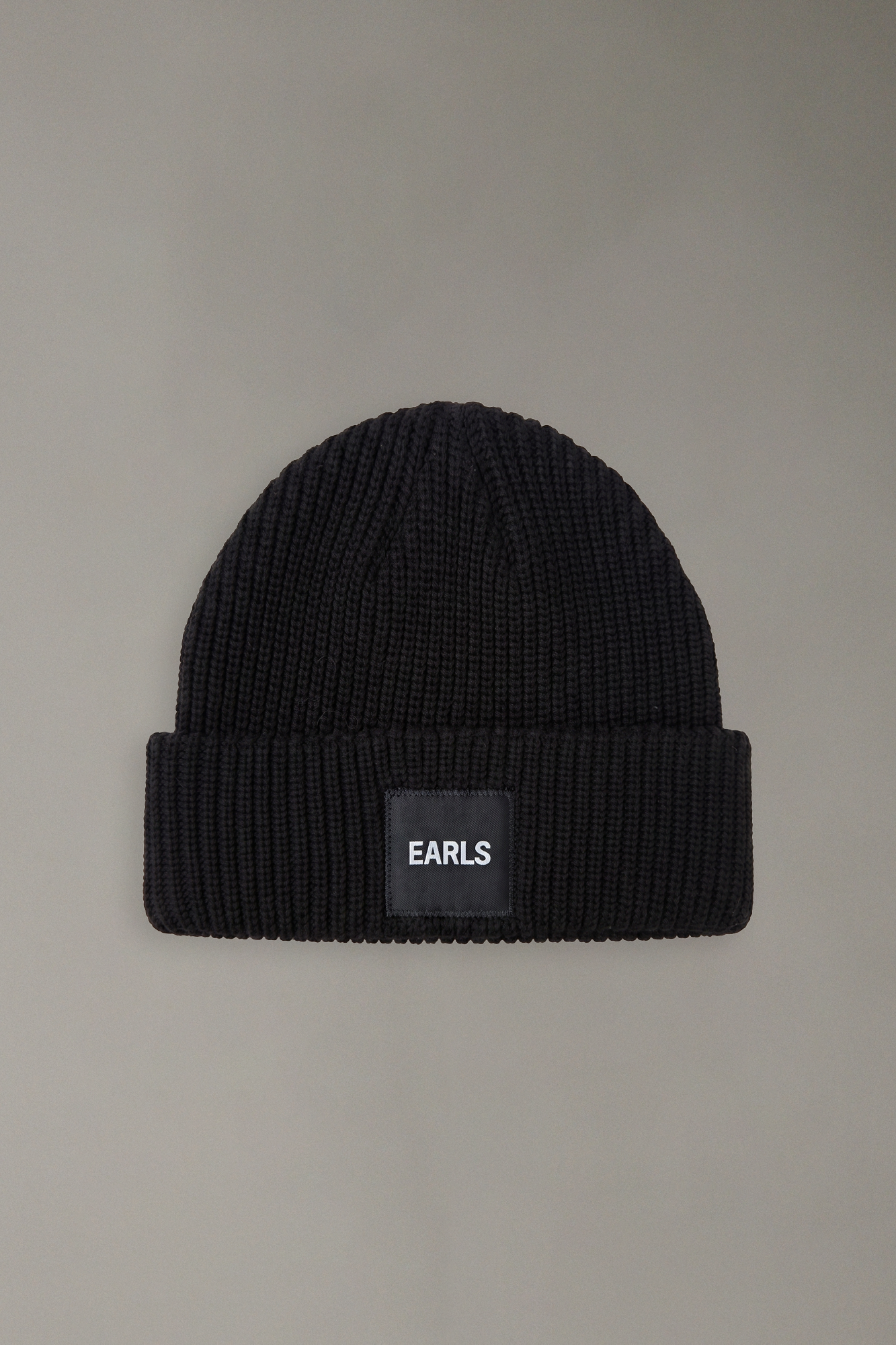 Knit Beanie - Black/Black