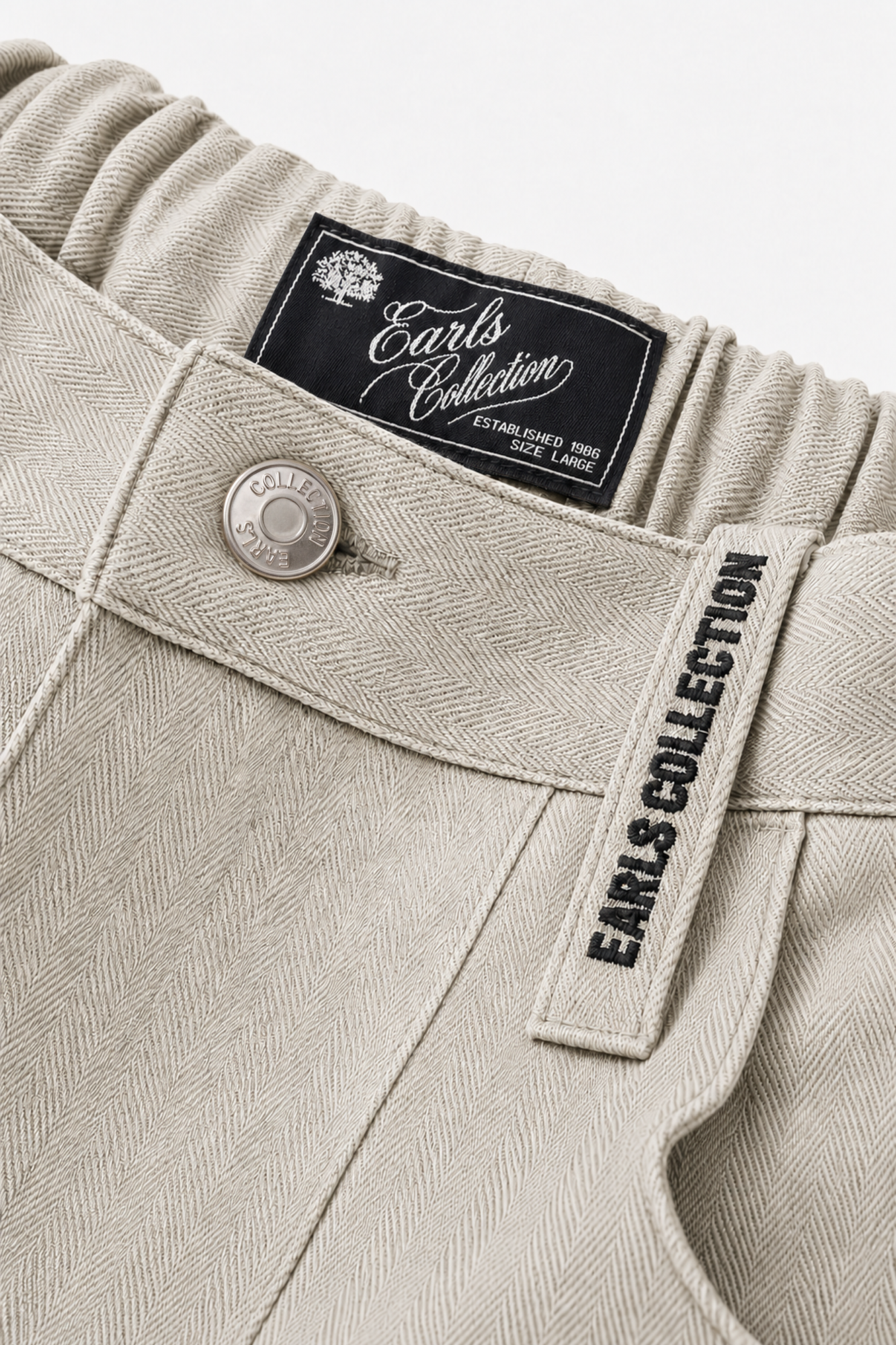 Charlie Pant Herringbone - Birch